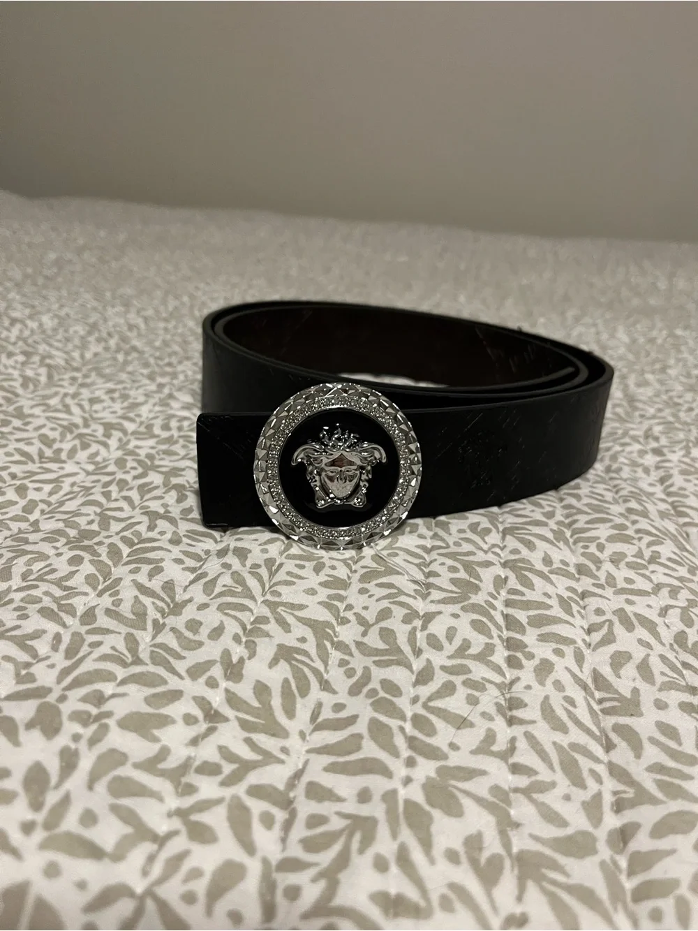 Men’s Black Versace Belt Size 44